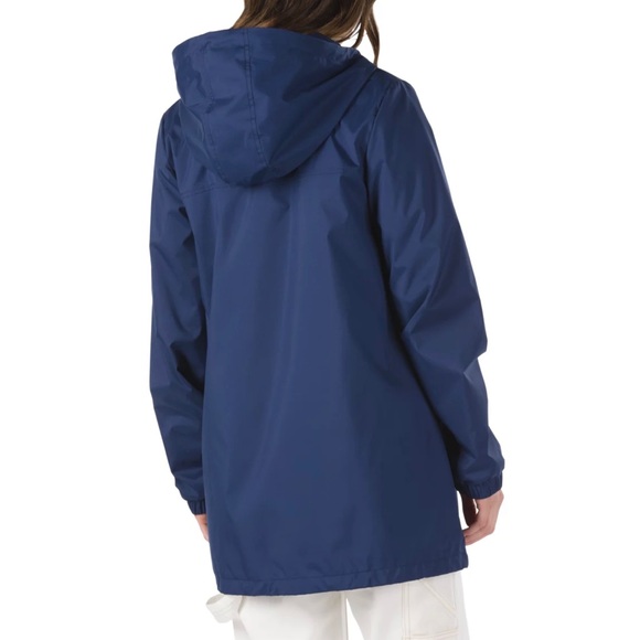 VANS Kastle MTE Long Windbreaker Jacket Blue - Picture 3 of 5